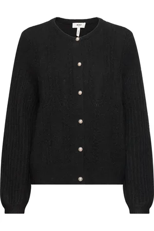 Object Objophelia L/S Knit Cardigan Rep Black