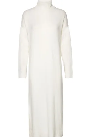 A-View Penny Knit Dress White