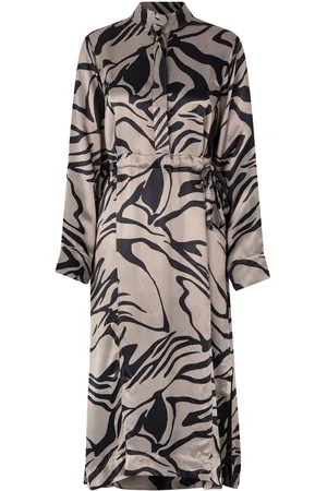 Second Female Zebra Dress Beige