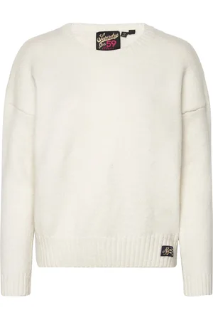 Superdry Essential Crew Neck Jumper White