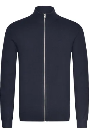 Lindbergh Ecovero Zip Cardigan Navy