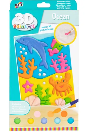 John Galt 3D Paint-It Ocean Patterned