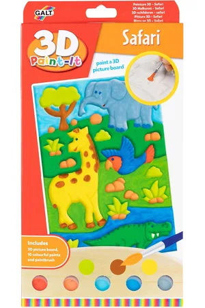John Galt 3D Paint-It Safari Patterned
