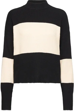 Object Objbright L/S Knit Pullover Pb14 Black