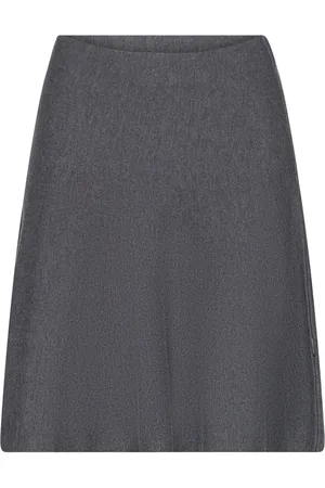 Ella&il Triny Merino Skirt Grey