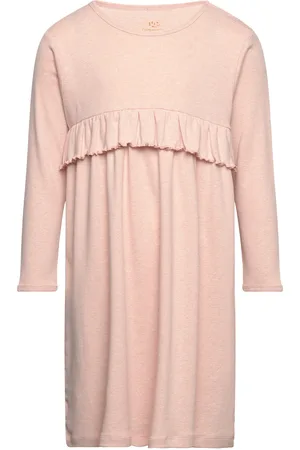 Copenhagen Colors Melange Ruffle Dress Pink