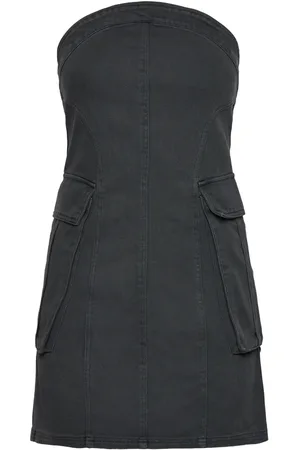 HAN Kjøbenhavn Strapless Slim Short Dress Grey