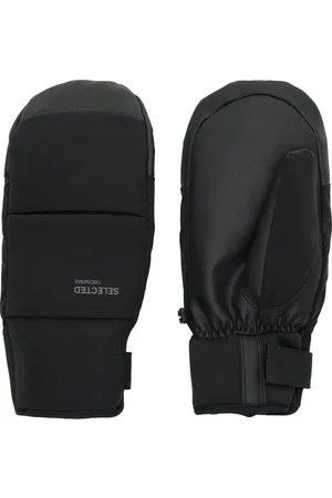 SELECTED Slhalex Mittens Black