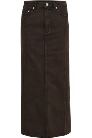 Gestuz Jamillagz Long Skirt Brown