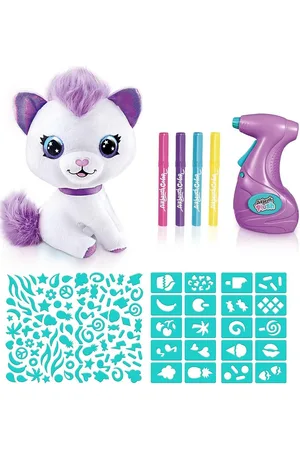 Airbrush Plush Kitty Patterned