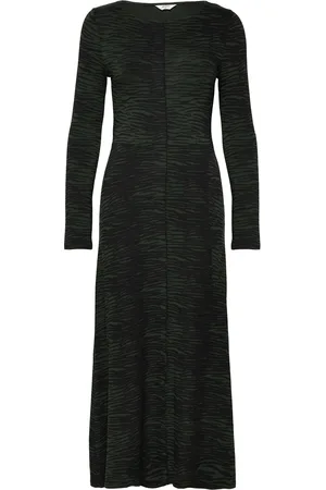 Object Objtula L/S Long Dress 129 Black