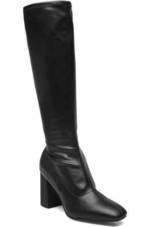 Bianco Biaellie Knee High Boot Carnation# Black