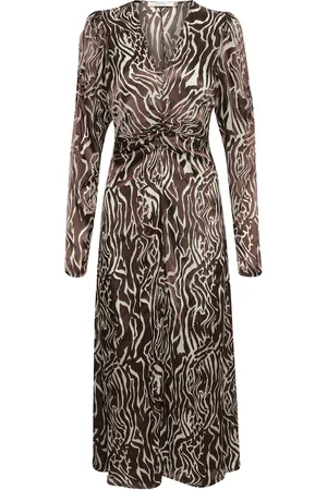 Gestuz Fabiolagz P Midi Dress Brown