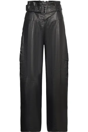 AllSaints Harlyn Leather Trouser Black