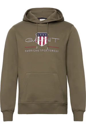 GANT Reg Archive Shield Hoodie Green