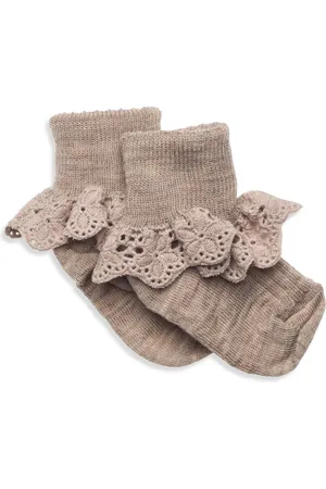 mp Denmark Lea Socks - Lace Beige