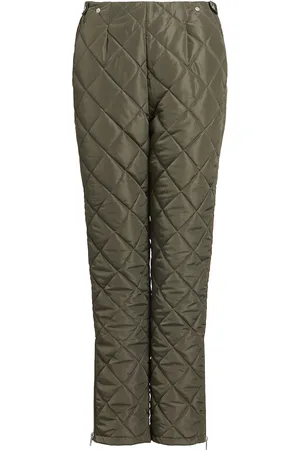 Rethinkit Quilted Trousers Country Green