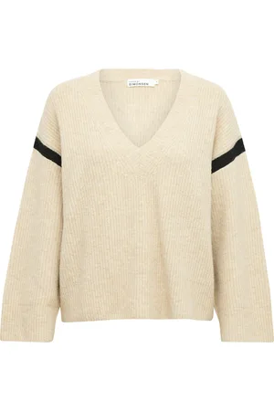 Karen by Simonsen Kirstenkb V-Neck Beige