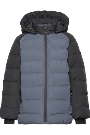 Color Kids Ski Jacket - Quilt -Contrast Blue