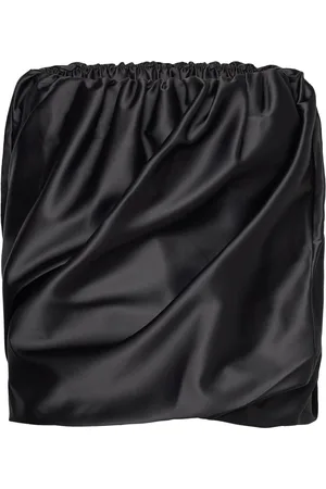 Ganni Double Satin Black