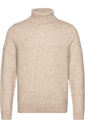 Superdry Brushed Roll Neck Jumper Beige