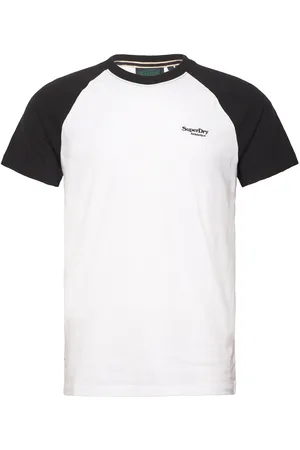 Superdry Essential Logo Baseball Tshirt White