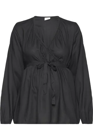Mama;licious Mlmercy Tess L/S Wo Top 2F A. Black