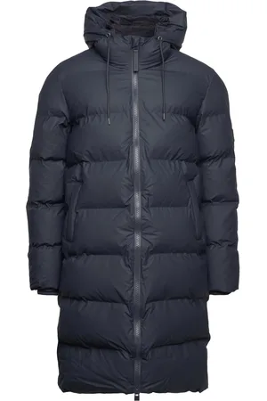 Rains Alta Long Puffer Jacket W3T4 Navy