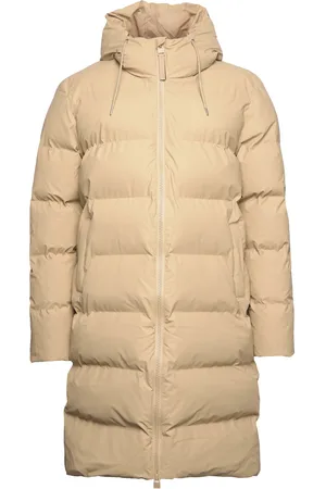 Rains Alta Long Puffer Jacket W3T4 Cream