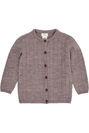 Copenhagen Colors Merino Knitted Cardigan Brown