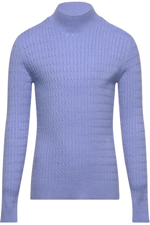 ONLY Kognewlina L/S Highneck Pullover Knt Blue