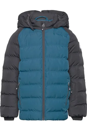 Color Kids Ski Jacket - Quilt -Contrast Blue