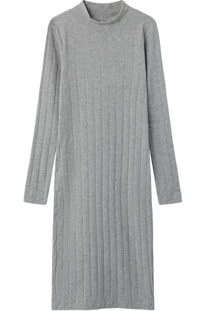 NAME IT Nkfrimamia Ls Slim Dress Grey