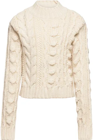 VERO MODA Vmisla Ls Highneck Pullover Ga Girl Cream