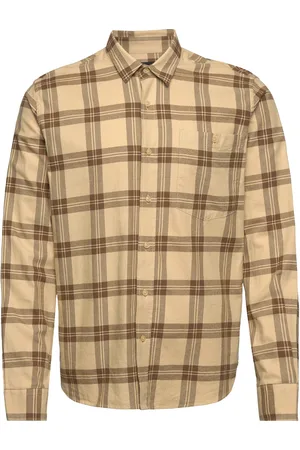 Peak Performance M Moment Flannel Shirt-143 Check Beige