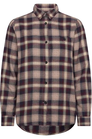 Peak Performance W Cotton Flannel Shirt-141 Check Patterned