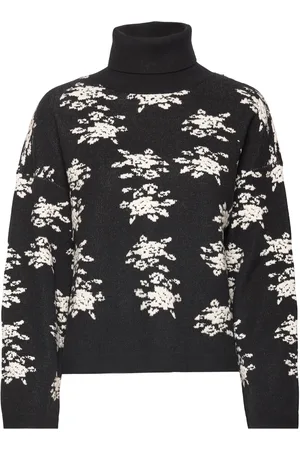 Y.A.S Luana Ls Knit Pullover S. Black