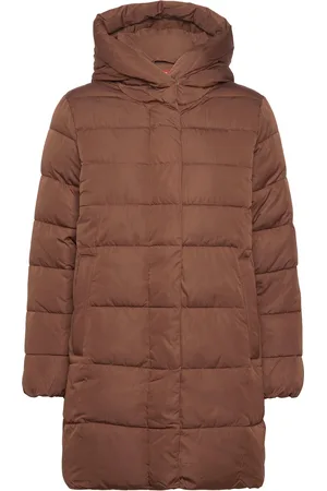 ESPRIT Women Coats Woven Regular Brown