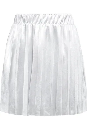 ONLY Koghailey Pleated Skirt Jrs Silver