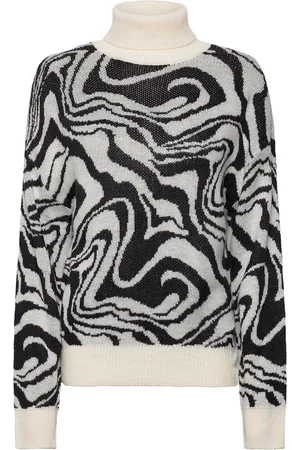 VILA Visuna L/S Turtle Neck Knit /B Black