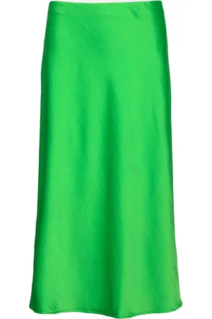 Y.A.S Pastella Hw Midi Skirt - Noos Green
