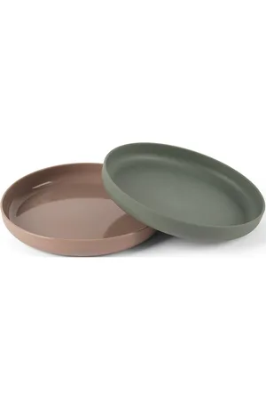 Dantoy Tiny Biobase Dinner Plate Set Khaki