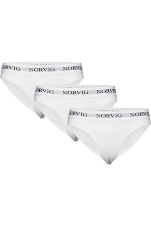 NORVIG 3-Pack Womens Bikini Brief White