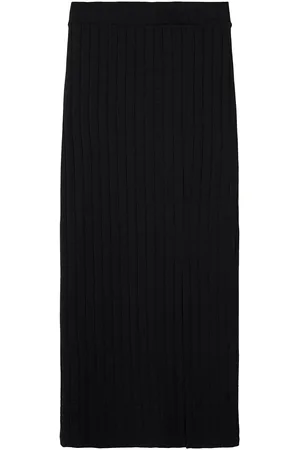 LMTD Nlflunne Long Slim Skirt Black
