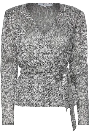 Minus Mslimea Wrap Blouse Silver