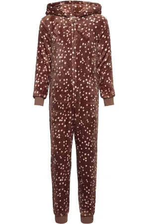 Lindex Pajama Sies Animal Brown