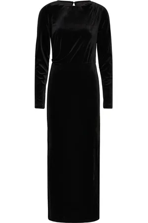 Object Objbianca L/S Long Dress 130 Black