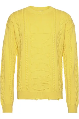 PAS DE MER Logo Knit Yellow