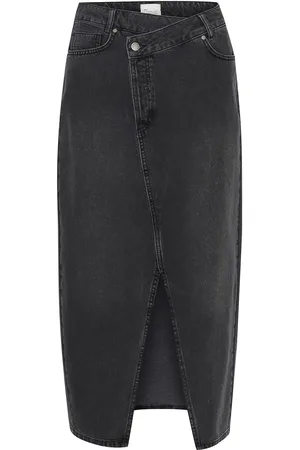 My Essential Wardrobe Mwlouis Wrap 123 Skirt Black