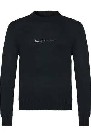 HAN Kjøbenhavn Shadow Script Crewneck Knit Black